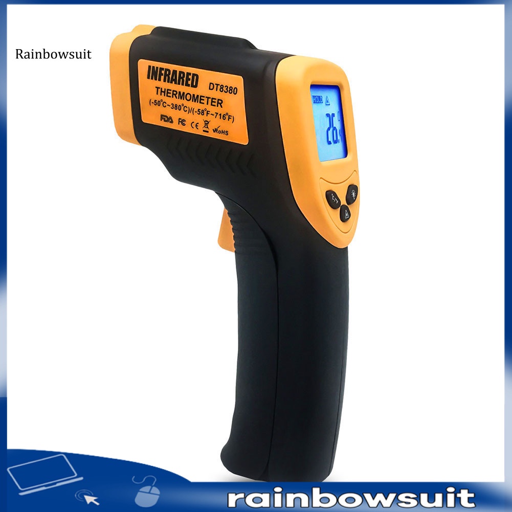 Nhiệt kế hồng ngoại DT8380 cầm tay màn hình LCD tiện dụng