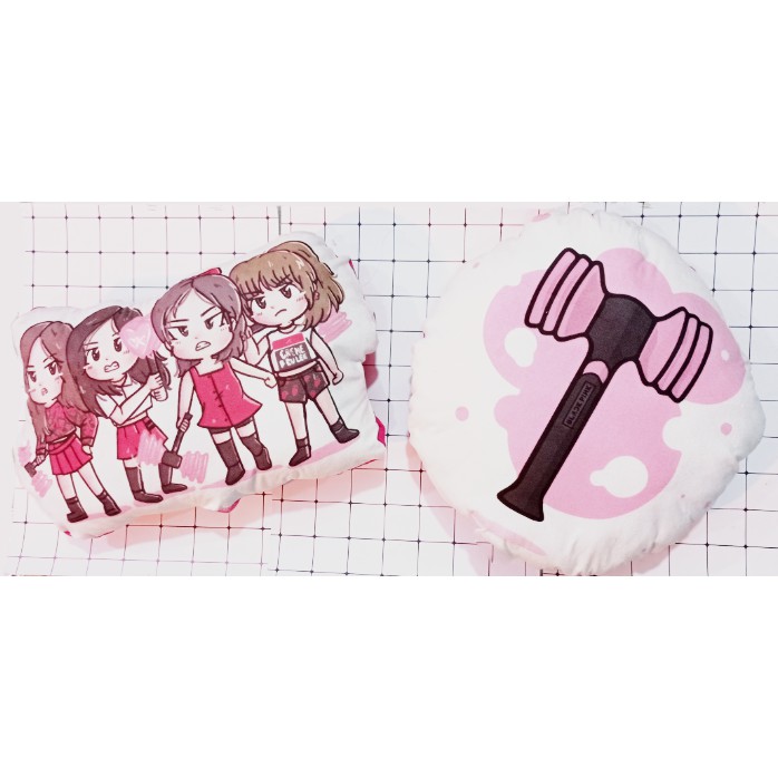 Gấu bông blackpink dạng gối 40cm GB4I8 gấu bông cute gấu bông dễ thương