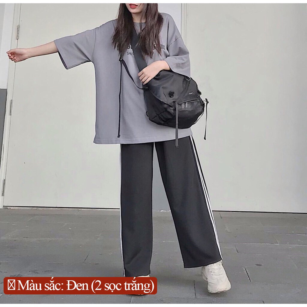 [Mã FAMAYWA giảm 10K đơn 50K] Quần ỐNG RỘNG 2 SỌC Thể Thao Nam Nữ Unisex - VIETCENTRE | BigBuy360 - bigbuy360.vn