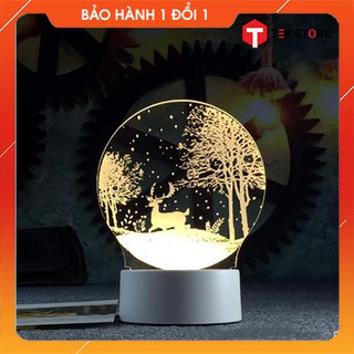 [100+ Mẫu] [16 Màu] Đèn 3D Nai Trong Rừng