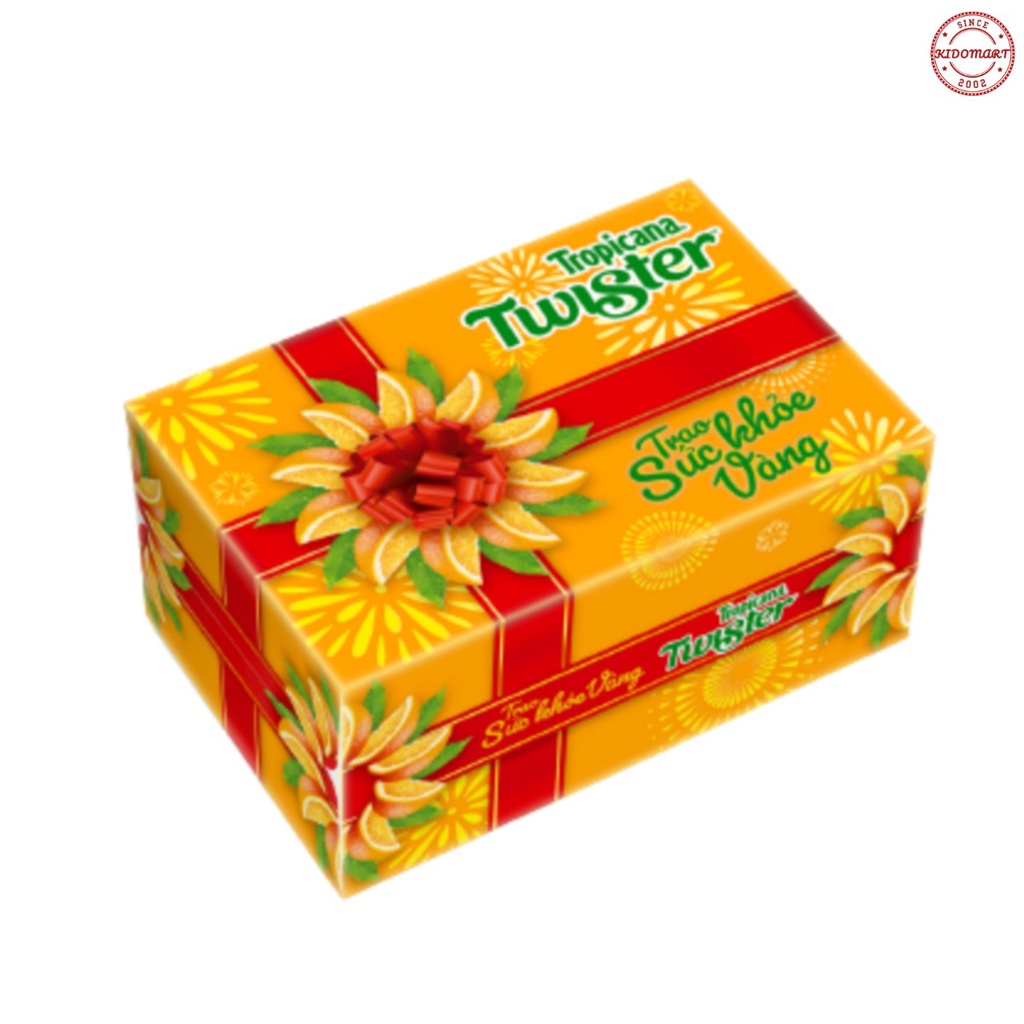 Thùng 24 Lon Nước Cam Ép Tropicana Twister 320ml