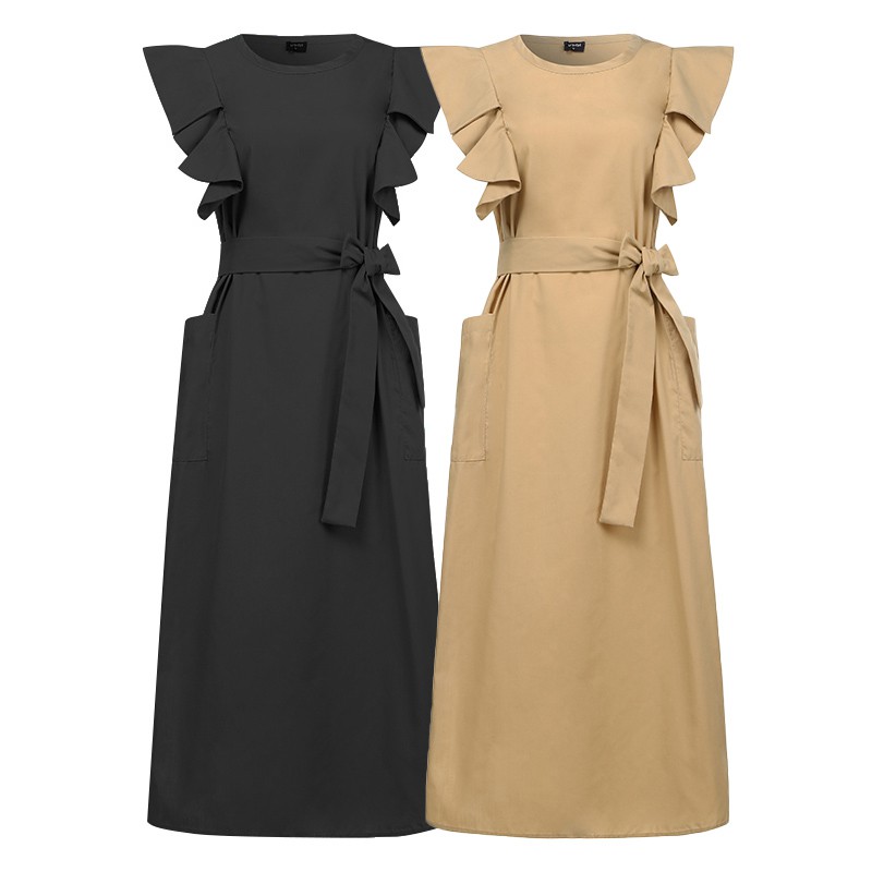 Đầm Dài Không Tay VONDA Phối Đai Thắt Lưng Thời Trang Mùa Hè Cho Nữ | BigBuy360 - bigbuy360.vn