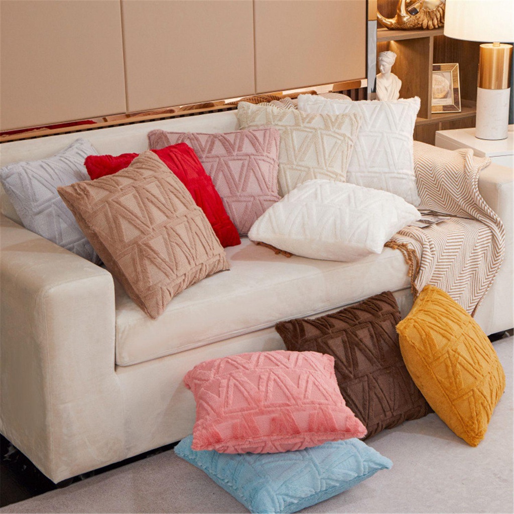 Vỏ Bọc Đệm Ghế Ngồi Bằng Nhung Mềm Mại Phong Cách Boho Trang Trí