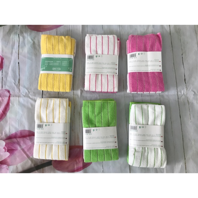 Combo 12 khăn mặt đa năng.