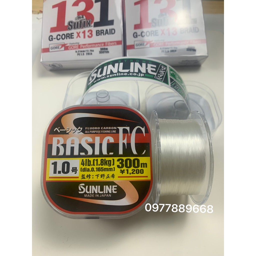 Cước câu Basic , còn ít size xả hàng nốt