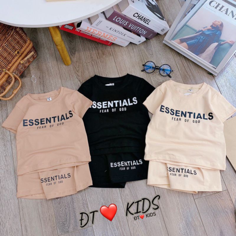 Set Bộ Cộc Tay Thể Thao ESS Vải Cotton Siêu Hot Cho Bé Trai, Bé Gái - Umee kids
