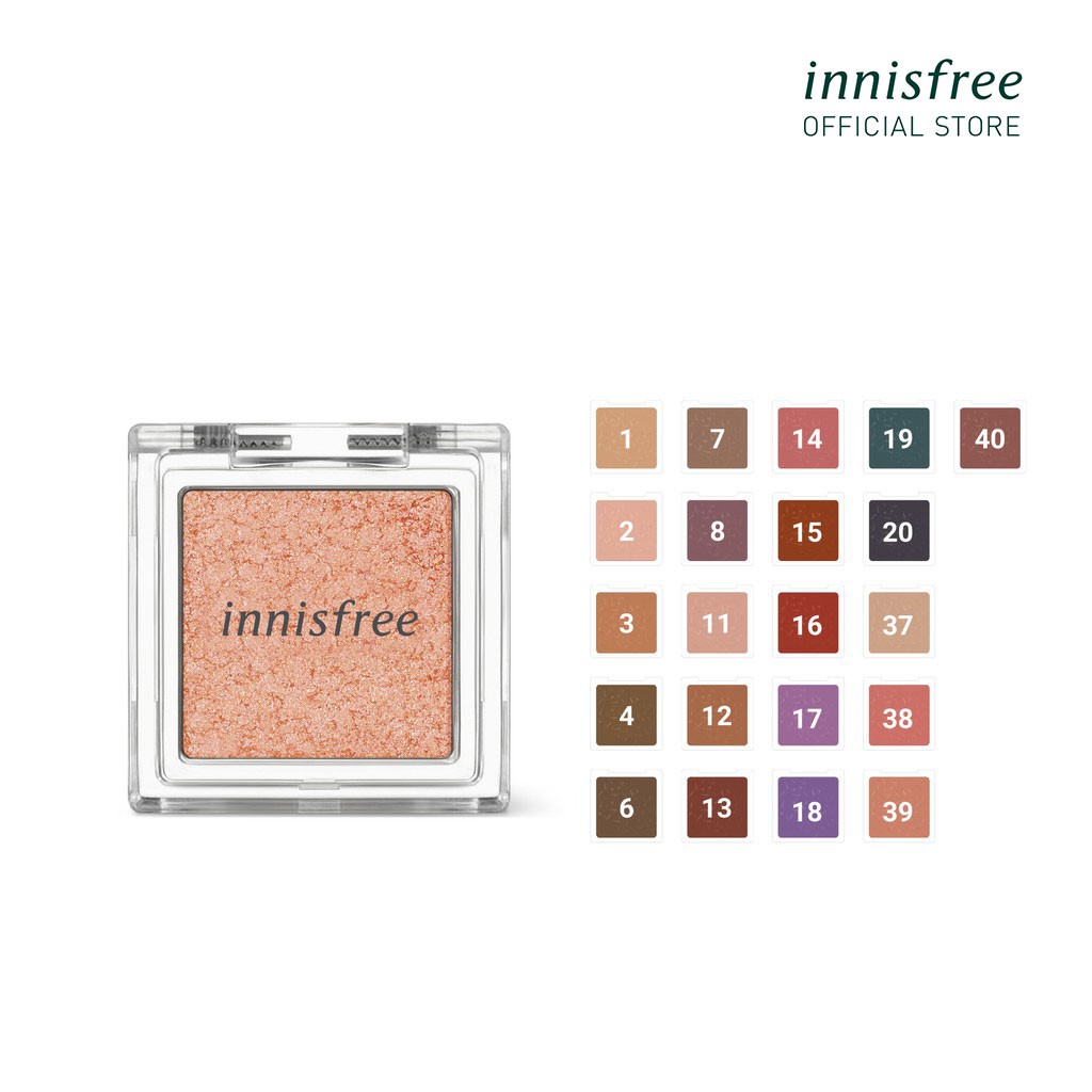 [Mã COSIF05 giảm 10% đơn 400K] Phấn mắt dạng nhũ Innisfree My Eyeshadow Glitter 2g (màu 15-40)