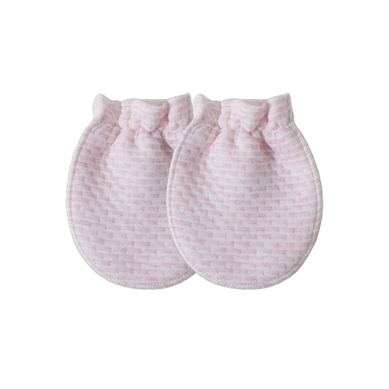 Găng Tay Đan Len Dễ Thương Chống Nấm Mốc Bảo Vệ Mặt Cho Bé Sơ Sinh