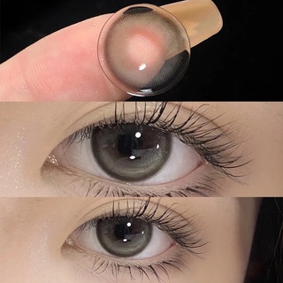 Bộ 2 Kính Mắt Màu Xám Trong Suốt Kích Thước 14.5mm Thương Hiệu UYAAI