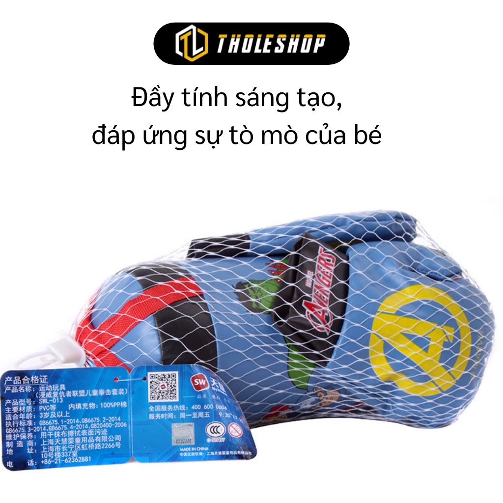 Đồ Chơi Boxing - Bao Bố, Găng Tay Đâm Bốc Họa Tiết Hoạt Hình Cho Bé Tập Thể Dục 4584