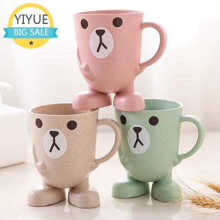 Cốc Nhựa Đựng bàn Chải Đánh Răng Họa Tiết Hoạt Hình Đáng Yêu Cho Bé