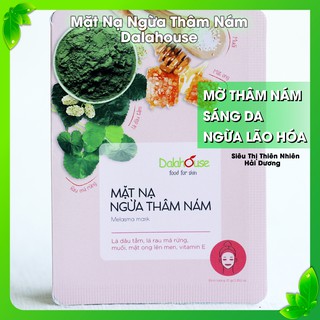 Mặt Nạ Ngừa Thâm Nám Dalahouse - Mờ thâm nám, Sáng da, Ngừa lão hóa - Siêu Thị Thiên Nhiên Hải Dương