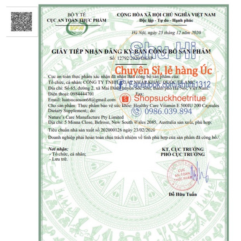 (Mẫu mới) Vitamin E 500IU Healthy care 200 viên- Úc | BigBuy360 - bigbuy360.vn