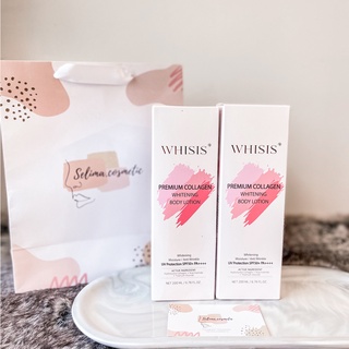 Kem Dưỡng Thể Trắng Da Whisis Premium Collagen Whitening Body Lotion 200ml