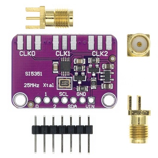 Mô đun phát tín hiệu đồng hồ dc 3v-5v cjmu-5351 si5351a si5351 i2c