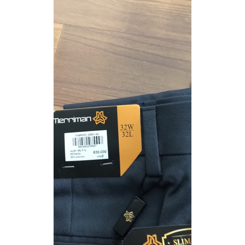 [ SALE 50%] Quần Tây cao cấp MERRIMAN Ống 18.5cm | BigBuy360 - bigbuy360.vn