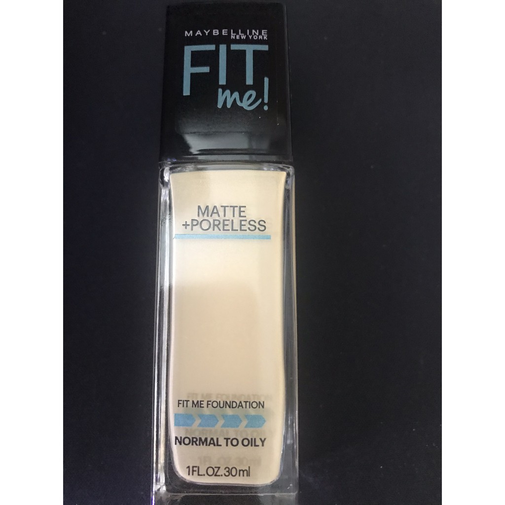 Kem Nền Mịn Lì Fit Me Maybelline 120 Classic Ivory 30ml Fit Me Matte + Poreless Foundation