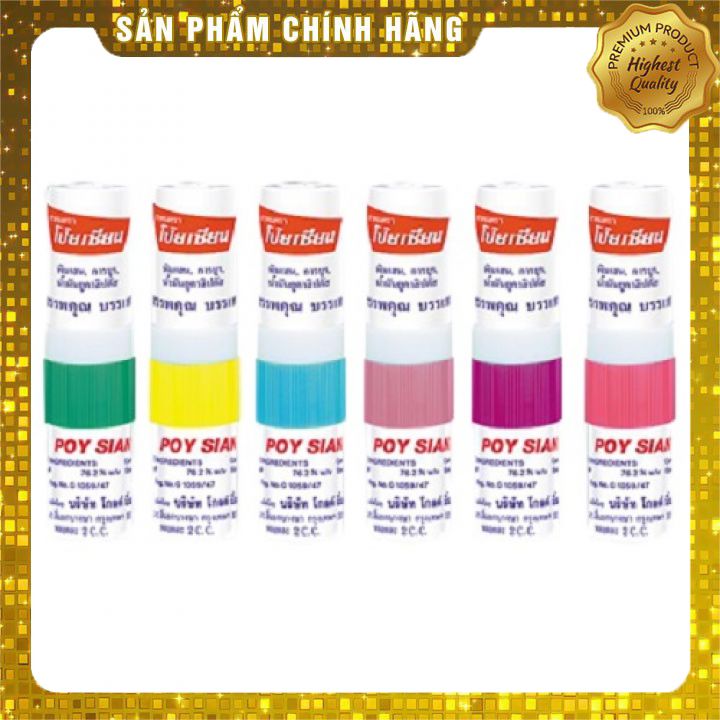 Ống Hít Thông Mũi 2 Đầu Poy-Sian Mark II Inhaler 2cc Thái Lan chính hãng