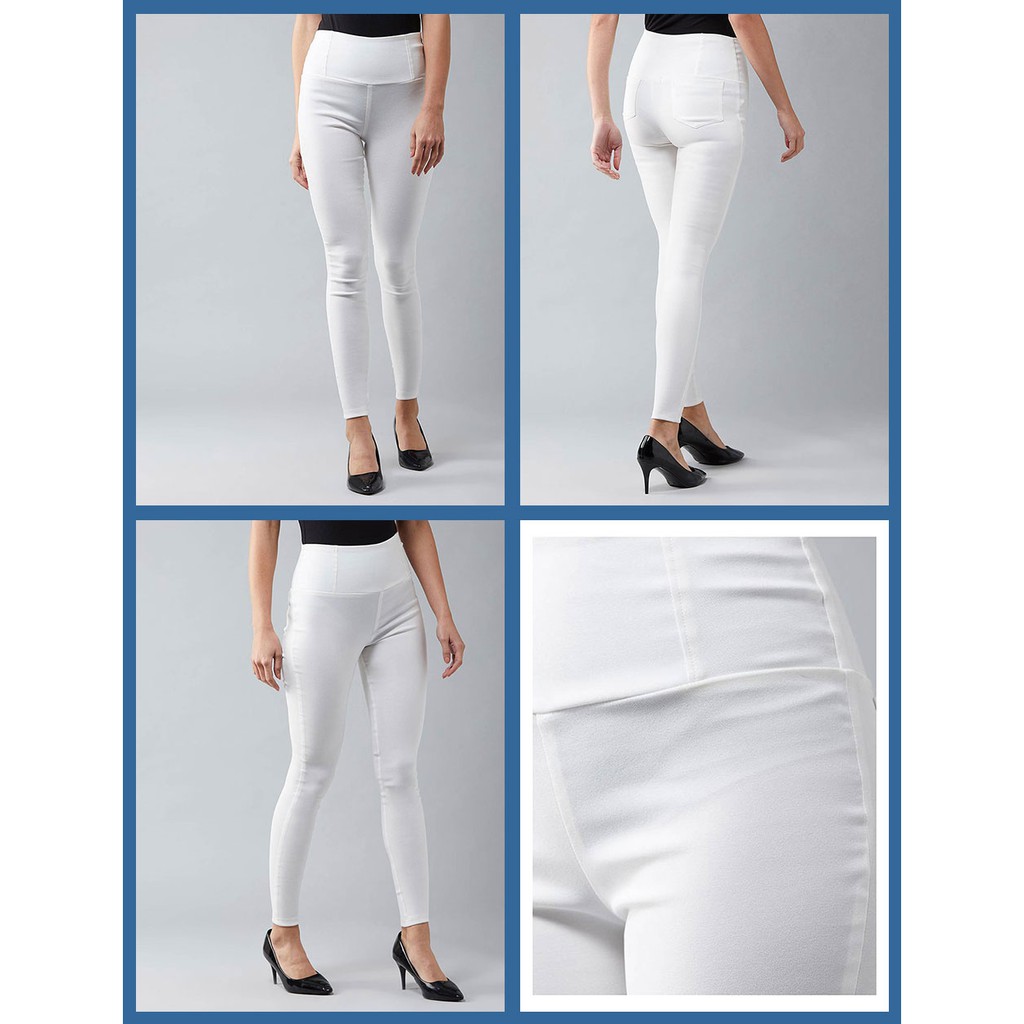 Quần Legging Nữ Bosimaz MS216 dài túi sau màu trắng cao cấp, thun co giãn 4 chiều, vải đẹp dày, thoáng mát không xù lông | WebRaoVat - webraovat.net.vn