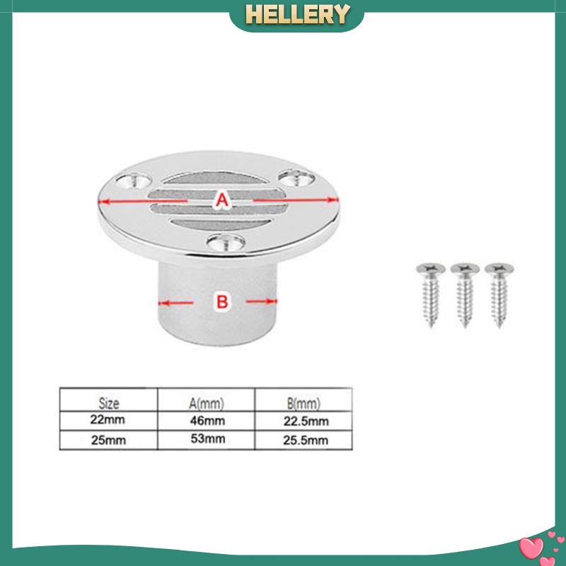 Ống thoát nước sàn nhà bằng thép không gỉ 1 inches kèm ốc vít | BigBuy360 - bigbuy360.vn