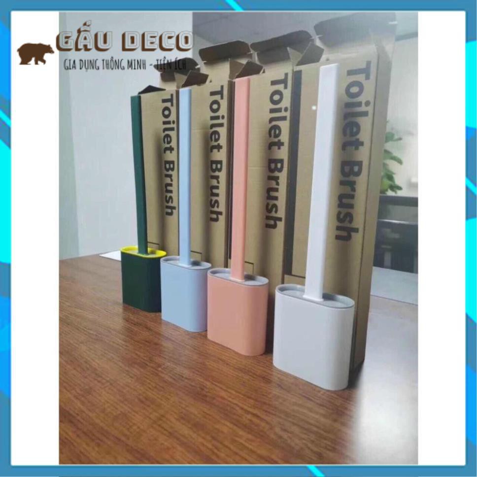 Cọ bồn cầu, toilet nhà vệ sinh [FREESHIP] – Chất liệu silicon cao cấp - Kèm giá cắm chổi