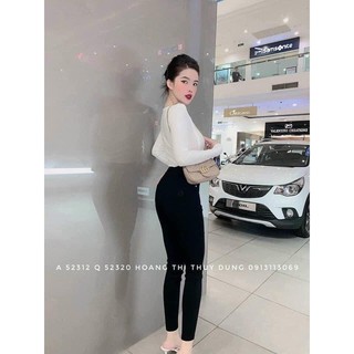 Quần Jean Nữ Lưng Cao Co Dãn