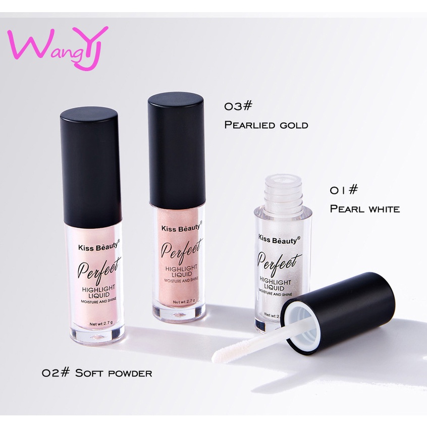 Kem Nền Dạng Lỏng Kiss BEAUTY Che Khuyết Điểm Bắt Sáng Lâu Trôi