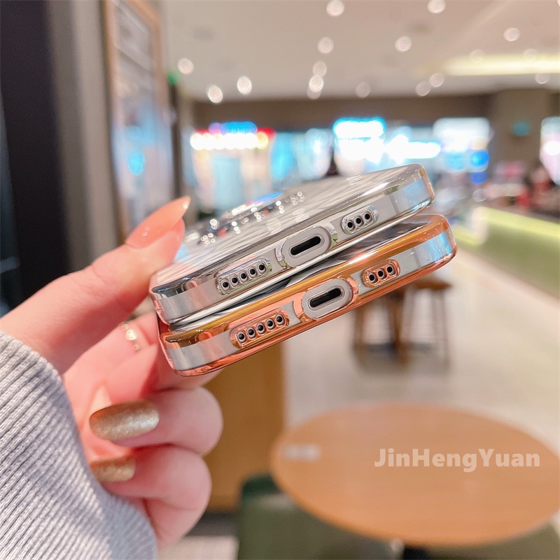 Ốp Điện Thoại Mềm Bảo Vệ Lens Họa Tiết Kim Cương 3D Cho IPhone 13 12 11 PRO MAX