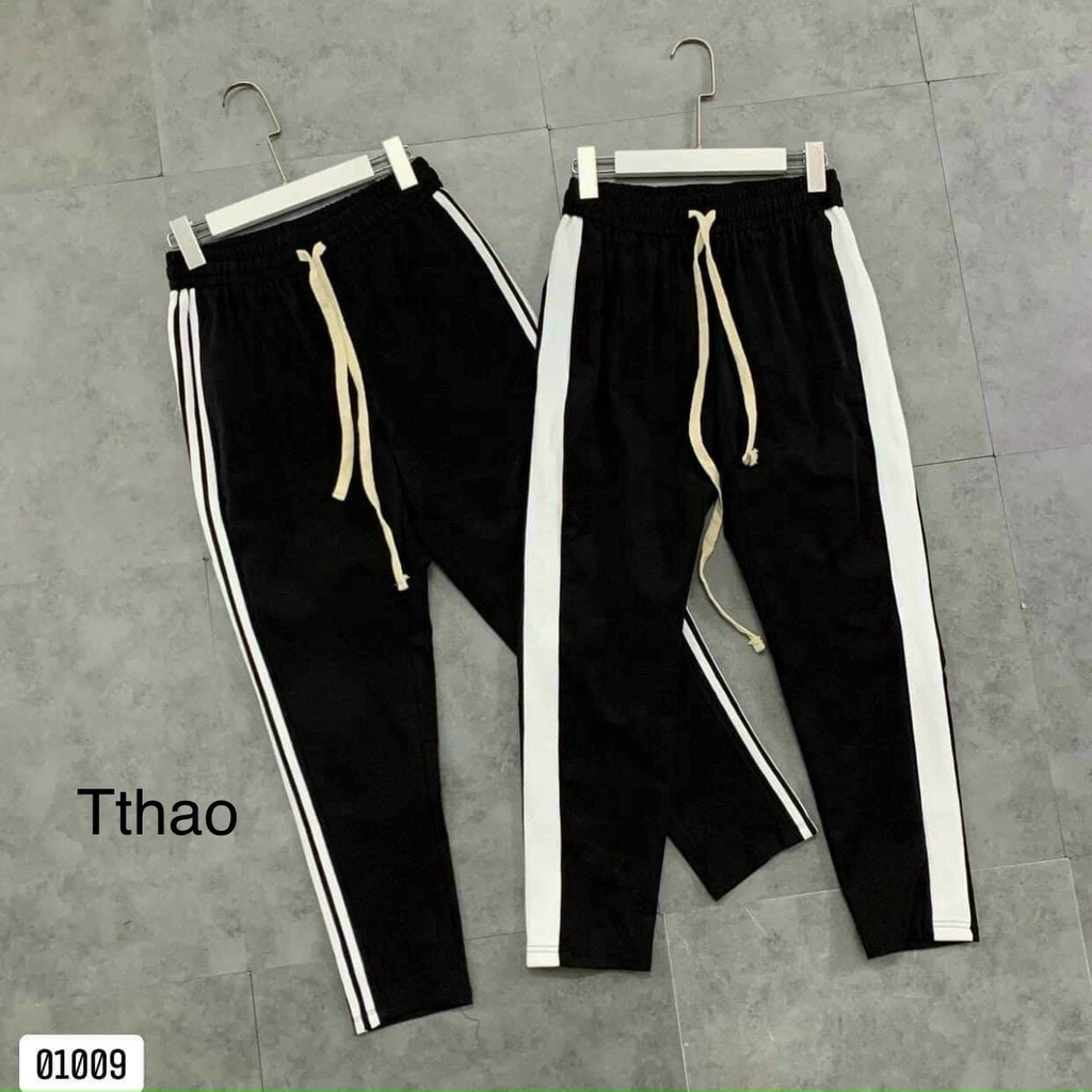 Quần thể thao 3 sọc,1 sọc nam nữ chất Umi Hàn cao cấp hàng cao cấp 3line 1line unisex