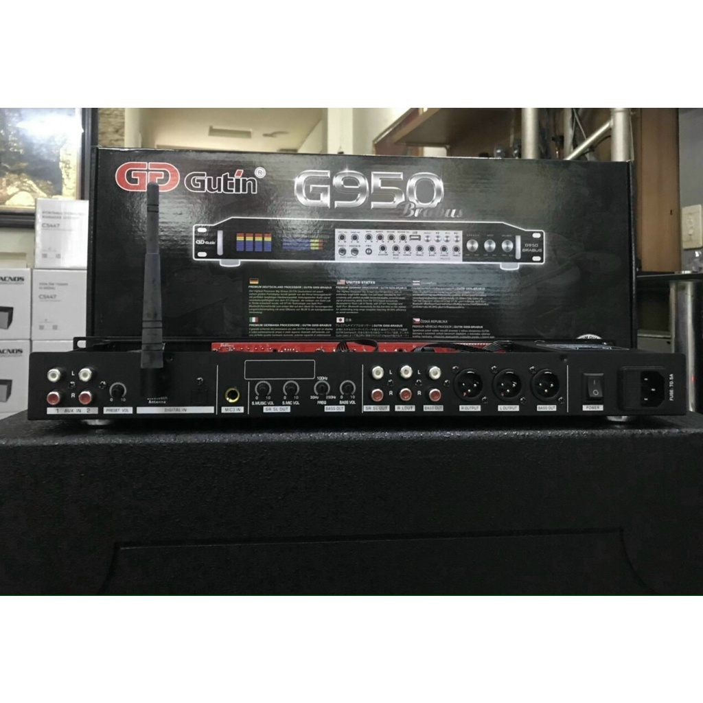 Vang Cơ Lai Số GD GuTin G950 Brabus - Vang Cơ Lai Số Chống Hú Có Reverb Echo, Vang Cơ Karaoke Chuyên Nghiệp Blueto