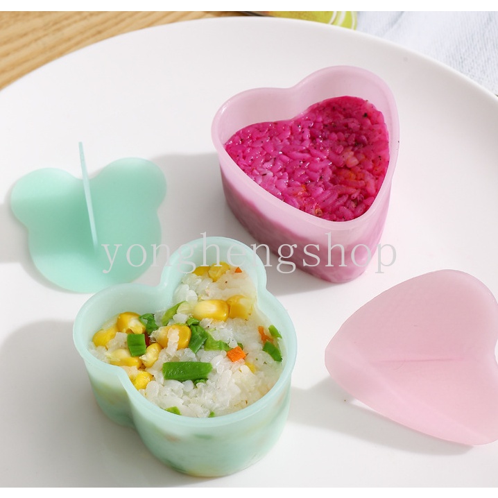 Set 5 Khuôn Làm Cơm Nắm Chống Dính Dễ Thương