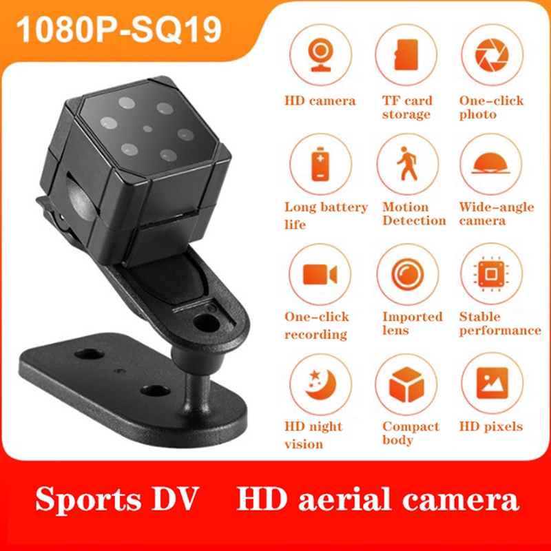 Camera Hành Trình Mini Sq19 1080p Hd Hỗ Trợ Quay Ban Đêm