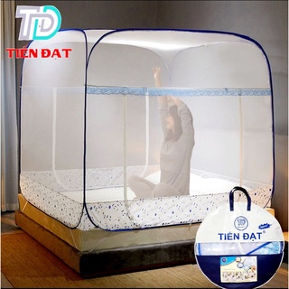 Mùng chụp tự bung đỉnh vuông , Màn chụp chống muỗi TIẾN ĐẠT
