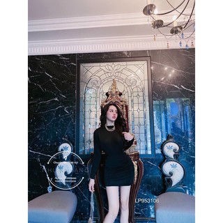 Đầm body nhúng tay dài