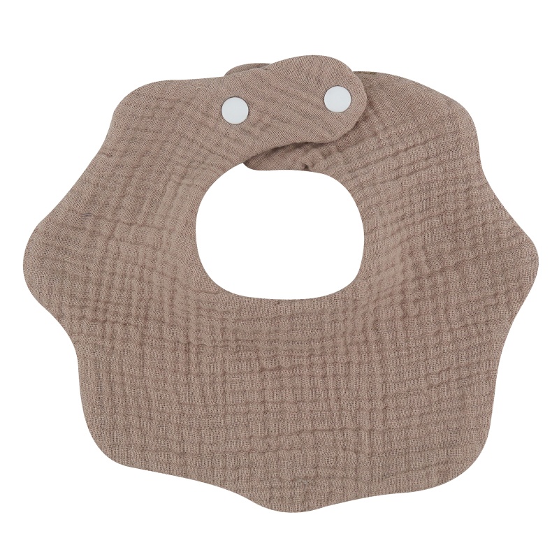 Yếm Ăn Bằng Cotton Muslin Mềm Mại Xoay 360 Độ Cho Bé Sơ Sinh