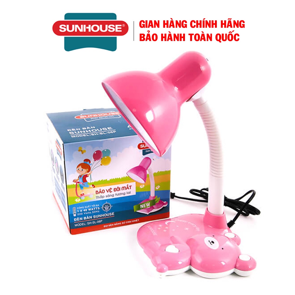 Đèn bàn Sunouse SH-SL-06P, Bảo hành 12 tháng, Tặng 01 bóng led chống cận