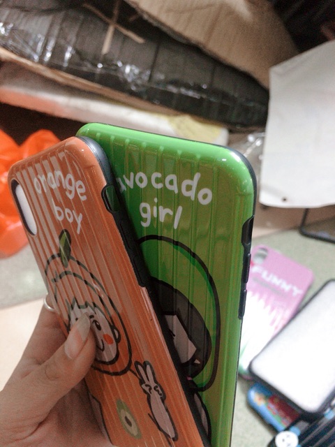 ỐP VALI HÌNH CUTE IPHONE X/XS