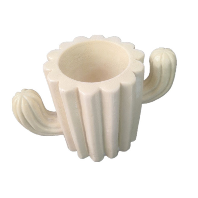 Khuôn Silicone Làm Chậu Cây Xương Rồng Bằng Nhựa Epoxy Polymer Tiện Dụng