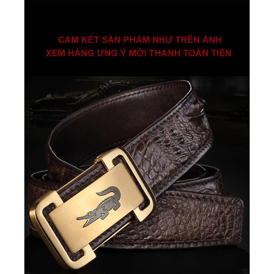 [HÀNG CHẤT] thắt lưng da cá sấu | BigBuy360 - bigbuy360.vn