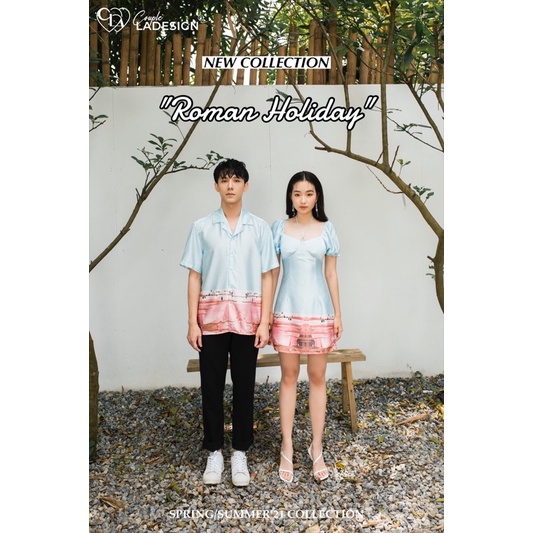 Đồ đôi Áo đôi nam nữ CoupleLADESIGN ⚡FREESHIP⚡ Váy đầm Áo sơ mi Couple đi biển du lịch Mia Dress x Conal Shirt THIẾT KẾ
