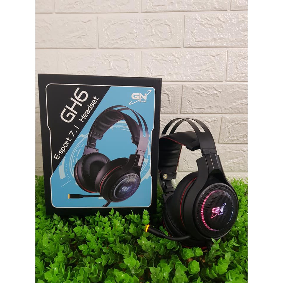 Tai nghe Gaming G-Net GH6 7.1 USB Led RGB | BigBuy360 - bigbuy360.vn