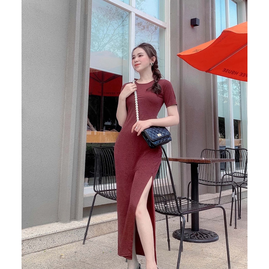 ( Ảnh thật 2 màu ) Đầm thun ôm body - Form siêu đẹp | BigBuy360 - bigbuy360.vn