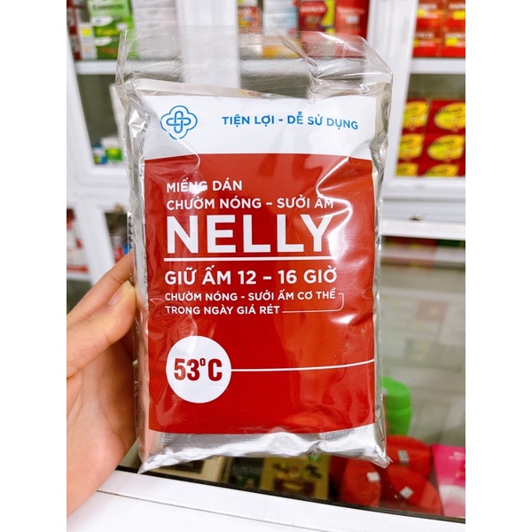 ✅[Chính hãng] Miếng Dán Giữ Nhiệt NELLY- Chườm nóng, sưởi ấm cơ thể trong ngày giá rét (giá 1 miếng)