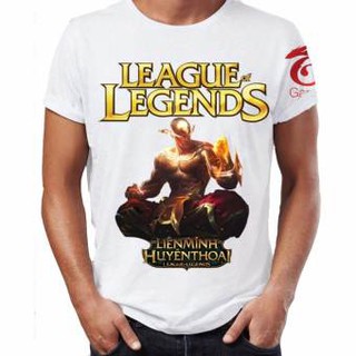 Áo thun Liên minh huyền thoại LOL Leesin Tuyệt Vô Thần ESLS03 (vàng)