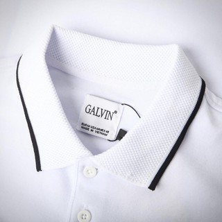 Áo polo nam Teddy phối da lộn Galvin chất cá sấu co giãn phong cách