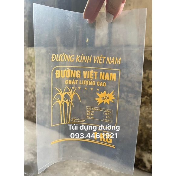 túi đựng đường, in túi đường 1kg, in túi theo yêu cầu, in túi số lượng ít, lh 0934461921