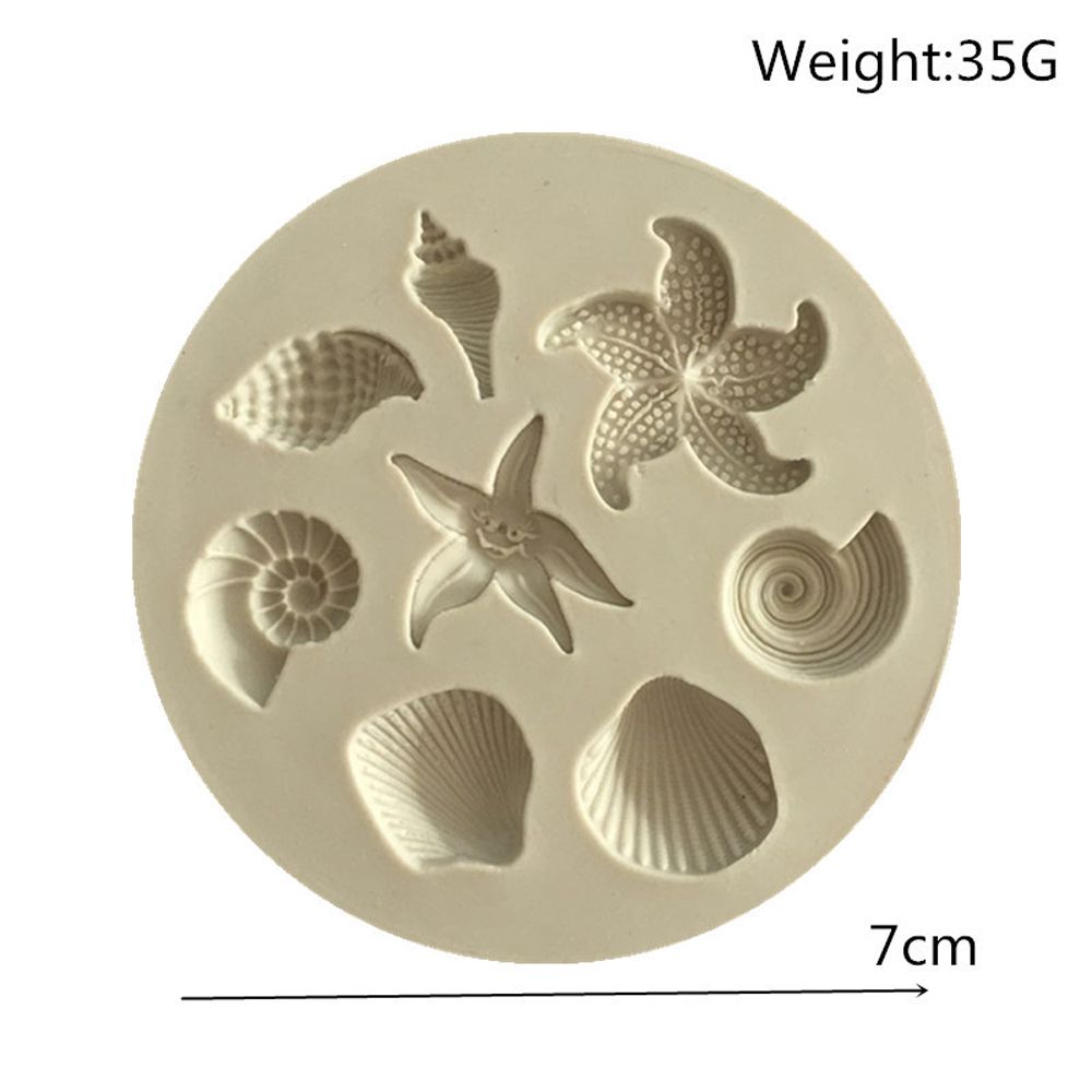 ☆YOLA☆ DIY Silicone Mold Fondant Conch Shells Baking Mould Gumpaste Pastry Tool Sugarcraft Chocolate Kitchen Accessories Cake Decorating