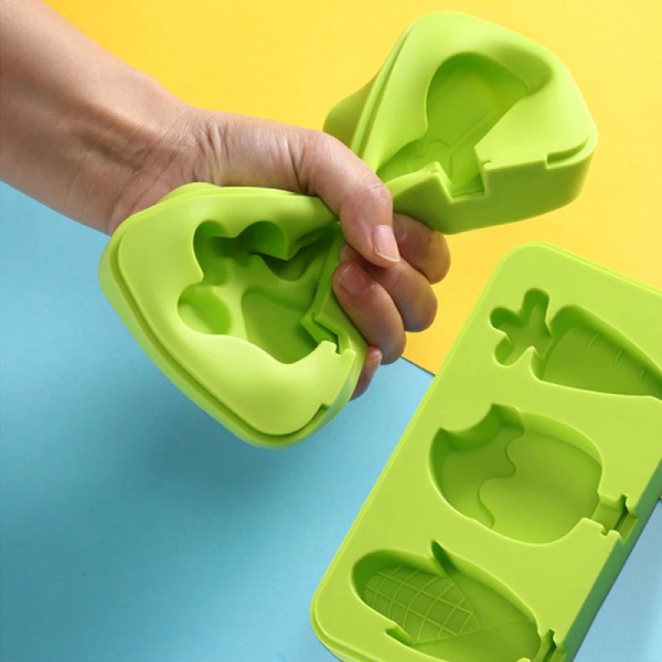 Khuôn kem silicone 3 chiếc hình động vật - Khuôn kem Hot Hit cực cute nhà Beemart