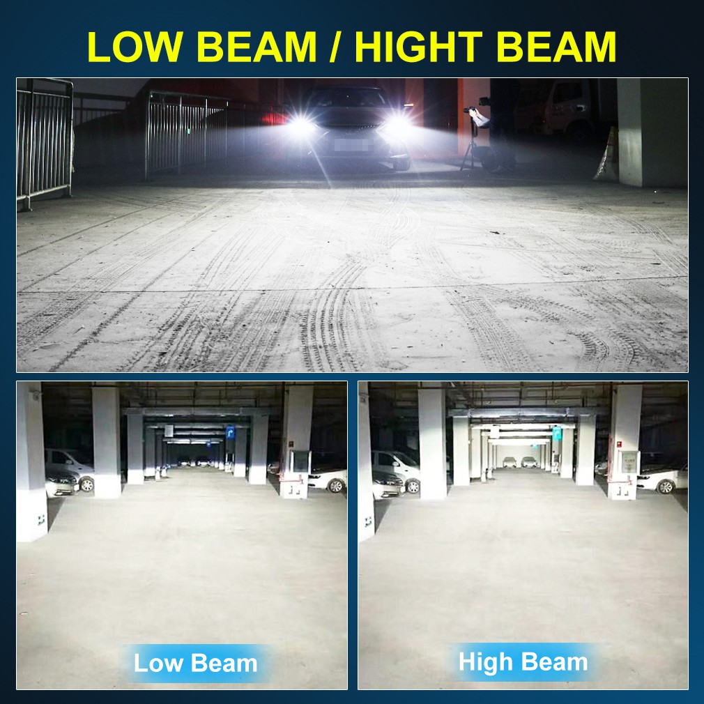 2 Bóng Đèn Pha Led 120W 25000LM H1 H7 H8 H11 9005 HB3 9006 HB4 D1S D2S D3S D4S 9012 HIR2 Cho Xe Hơi
