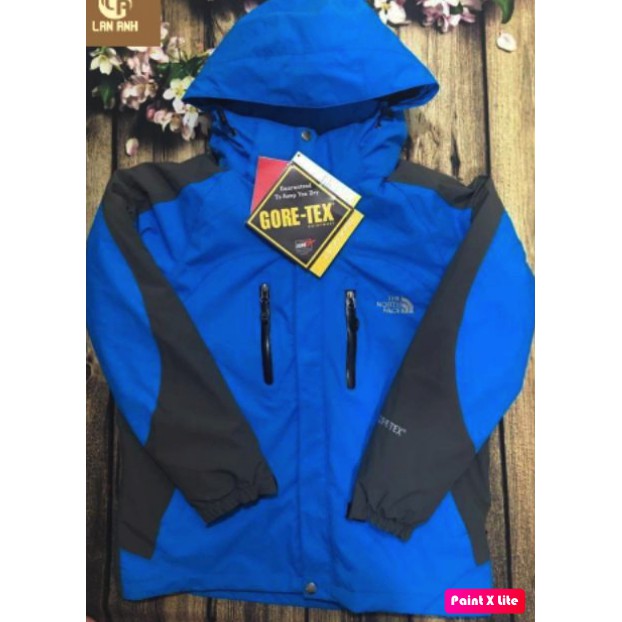 Áo khoác Gió 3 lớp VNXK TNF Chống thấm nước 100%. lớp 3 lót nỉ tháo rời siêu ấm